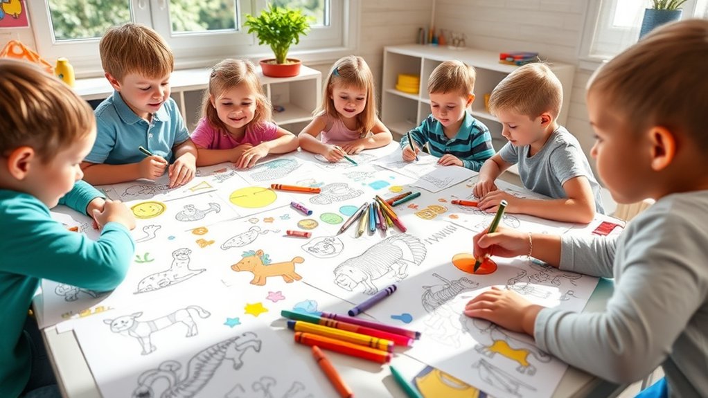 coloring fosters creativity and bonding